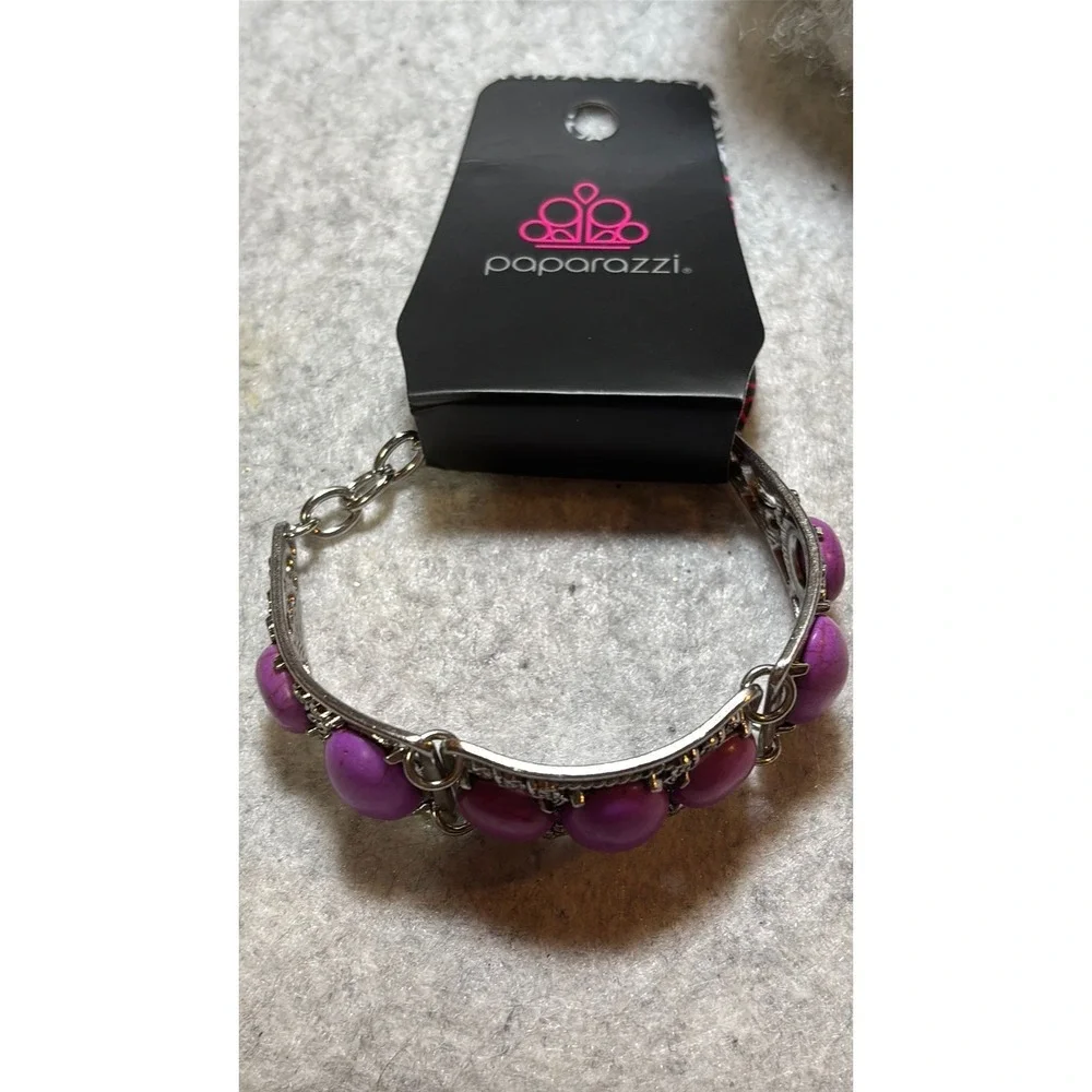 #4. Paparazzi Purple Bracelet